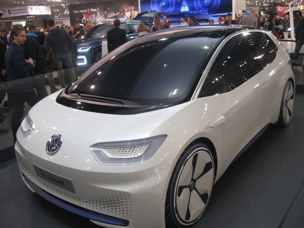 Weisser VW I.D. Concept Car 